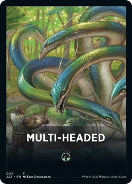 Multi-Headed Theme Card [Jumpstart 2022 Front Cards] | Silver Goblin