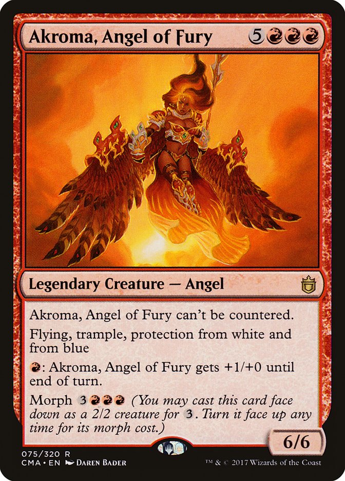Akroma, Angel of Fury [Commander Anthology] | Silver Goblin