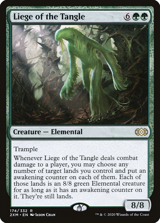 Liege of the Tangle [Double Masters] | Silver Goblin