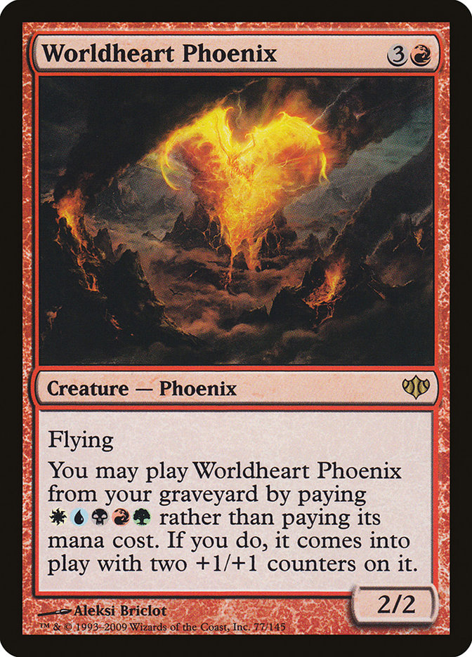 Worldheart Phoenix [Conflux] | Silver Goblin