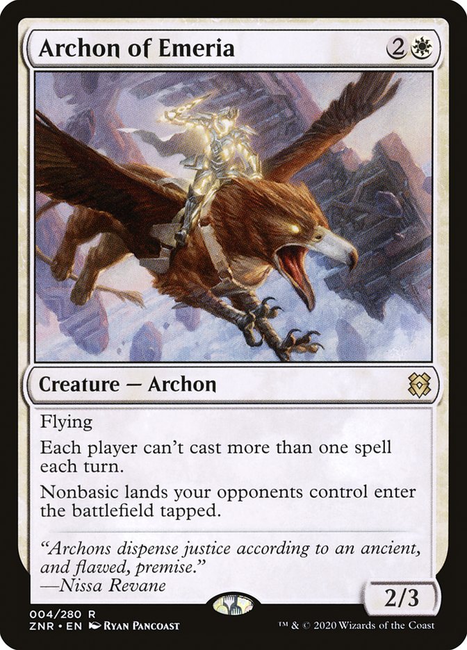 Archon of Emeria [Zendikar Rising] | Silver Goblin