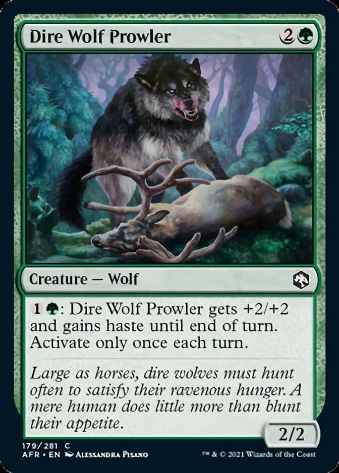 Dire Wolf Prowler [Dungeons & Dragons: Adventures in the Forgotten Realms] | Silver Goblin