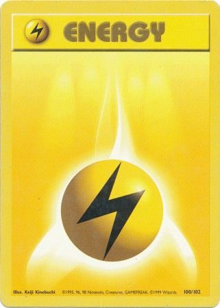 Lightning Energy (100/102) [Base Set Unlimited] | Silver Goblin