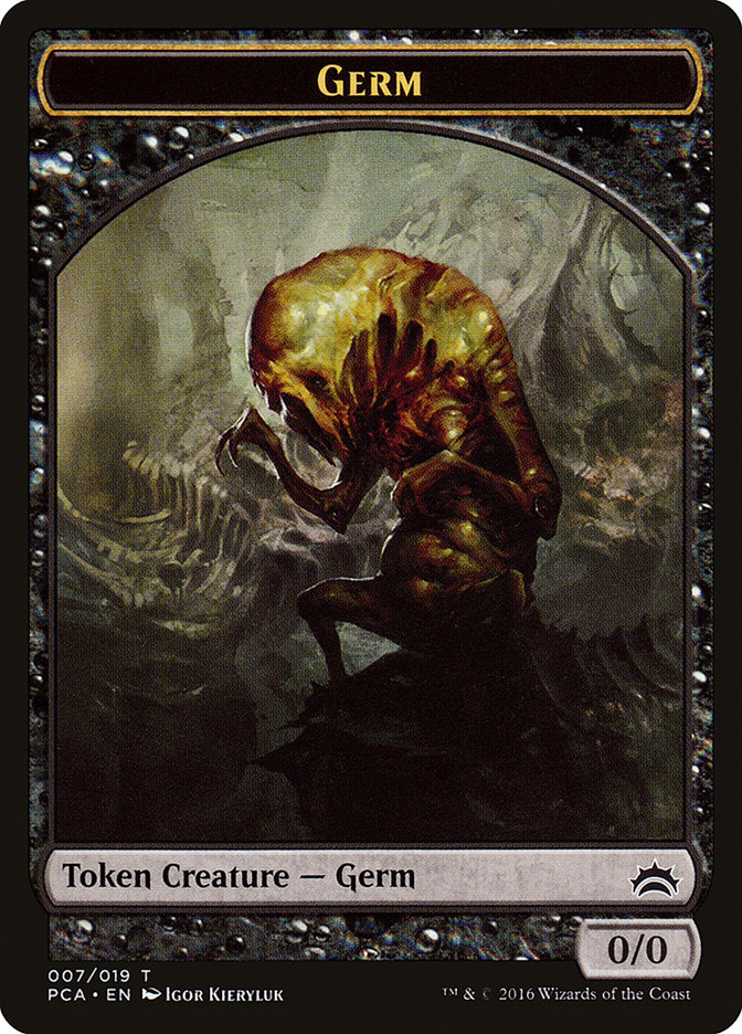 Germ // Goblin Double-Sided Token [Planechase Anthology Tokens] | Silver Goblin