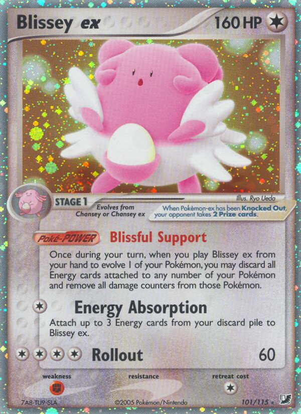 Blissey ex (101/115) [EX: Unseen Forces] | Silver Goblin