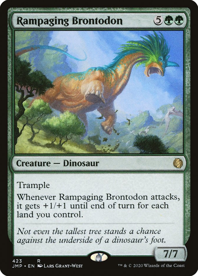 Rampaging Brontodon [Jumpstart] | Silver Goblin