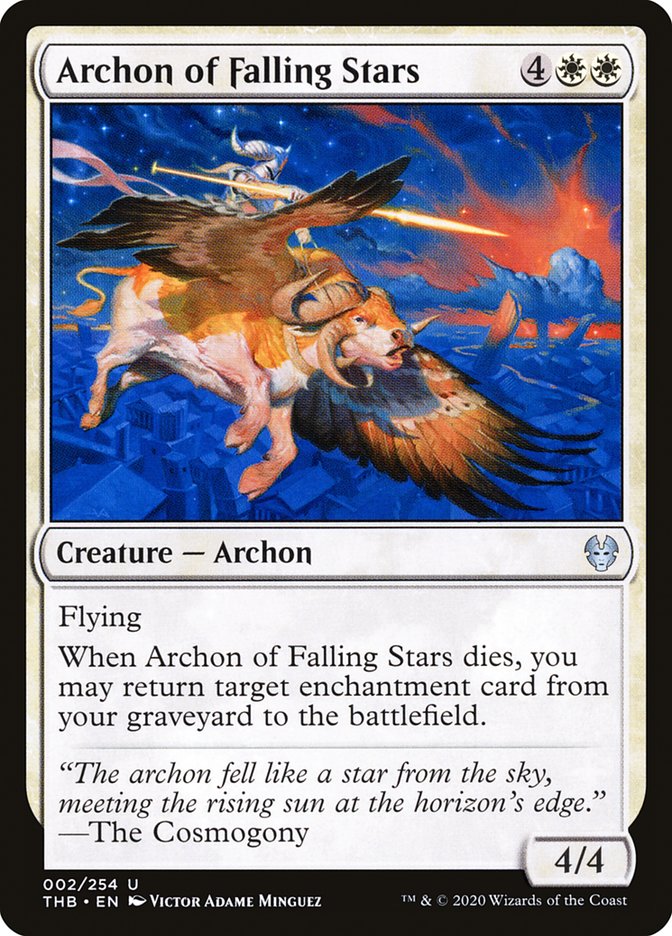 Archon of Falling Stars [Theros Beyond Death] | Silver Goblin
