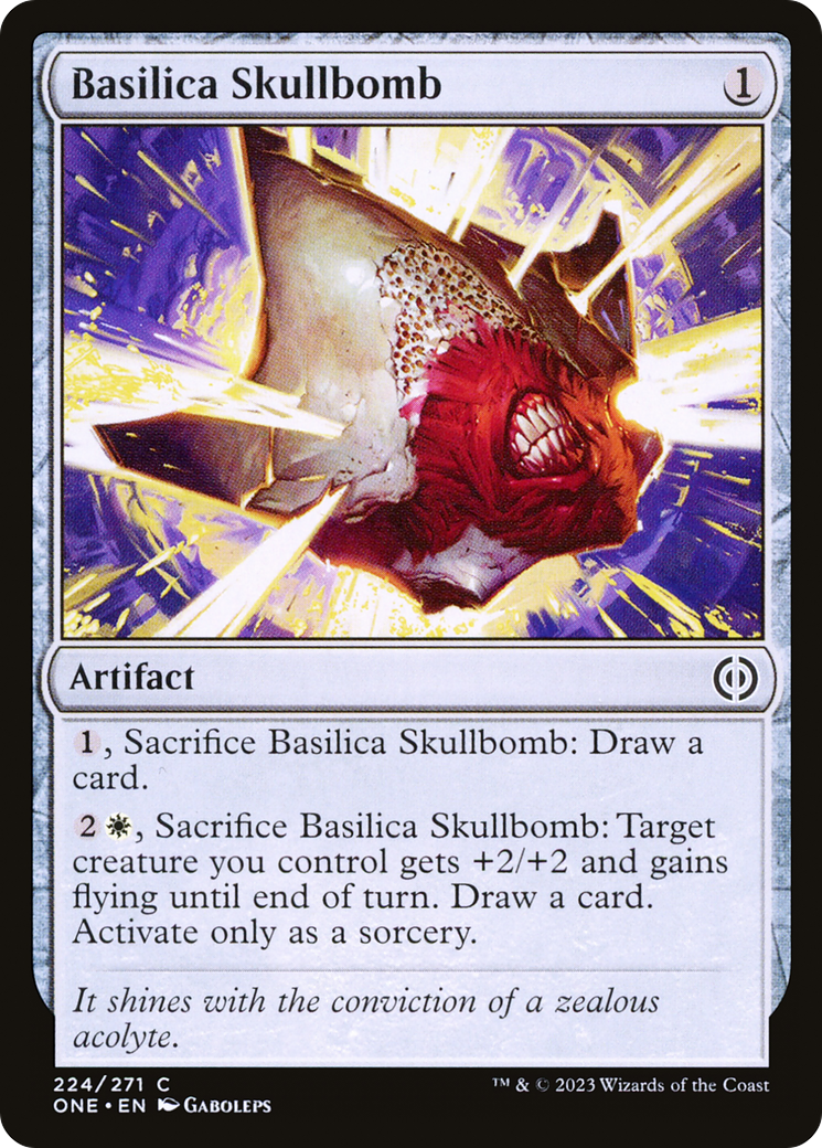Basilica Skullbomb [Phyrexia: All Will Be One] | Silver Goblin