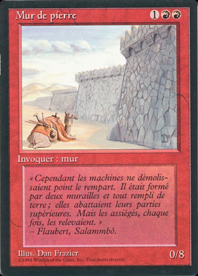 Wall of Stone [Foreign Black Border] | Silver Goblin