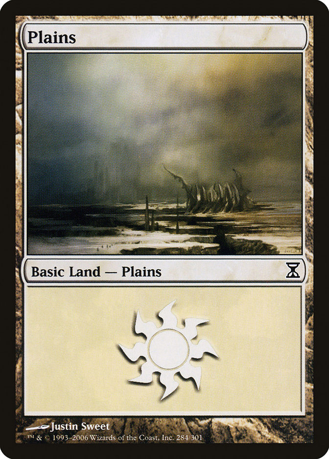 Plains (284) [Time Spiral] | Silver Goblin