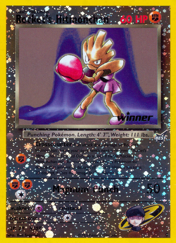 Rocket's Hitmonchan (9) (Winner) [Best of Promos] | Silver Goblin