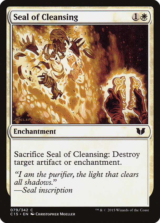 Seal of Cleansing [Commander 2015] | Silver Goblin