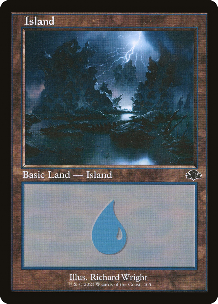 Island (405) (Retro) [Dominaria Remastered] | Silver Goblin