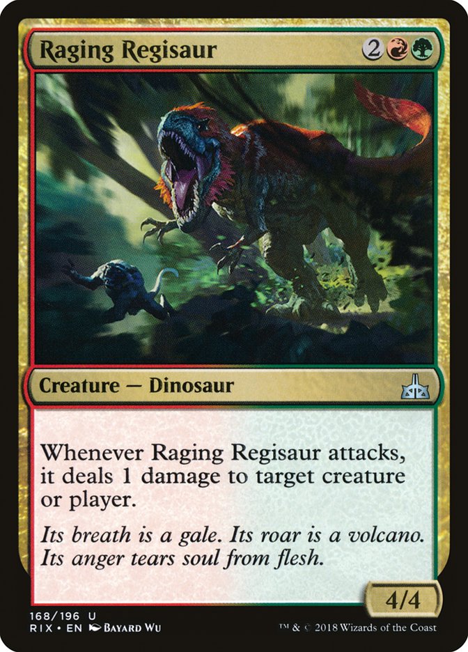 Raging Regisaur [Rivals of Ixalan] | Silver Goblin