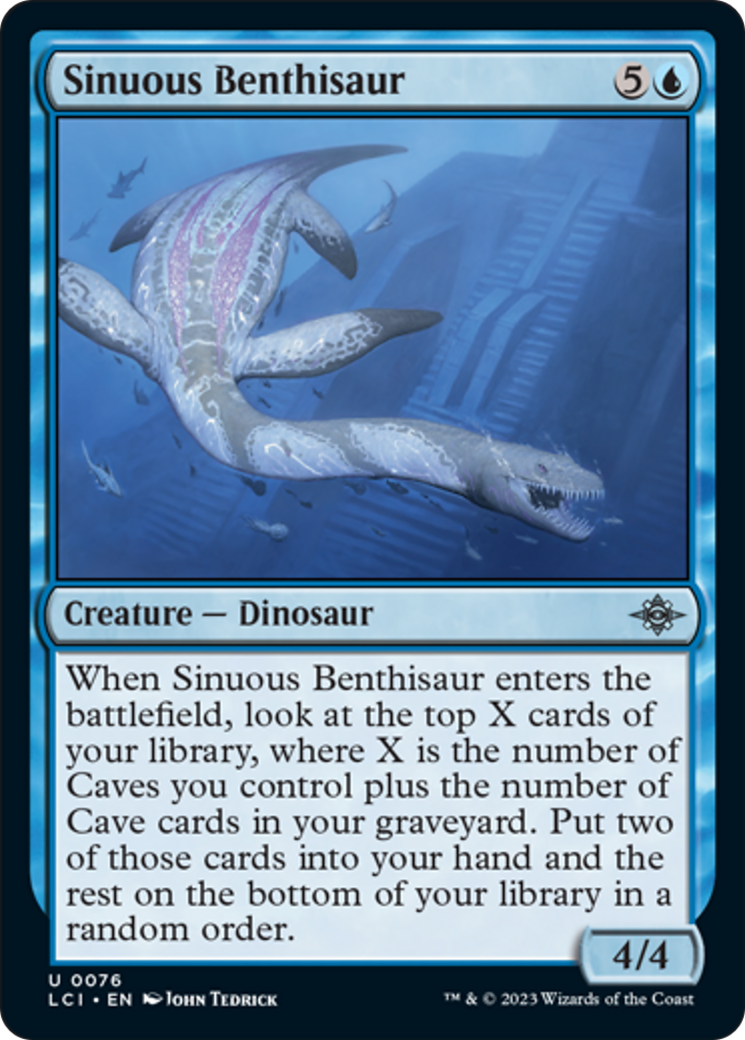 Sinuous Benthisaur [The Lost Caverns of Ixalan] | Silver Goblin
