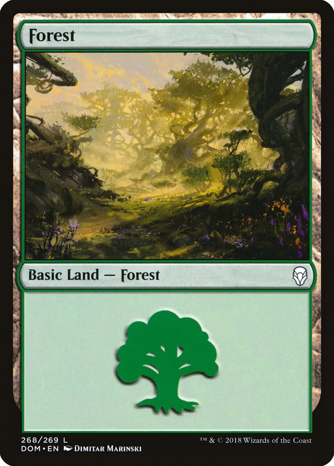 Forest (268) [Dominaria] | Silver Goblin