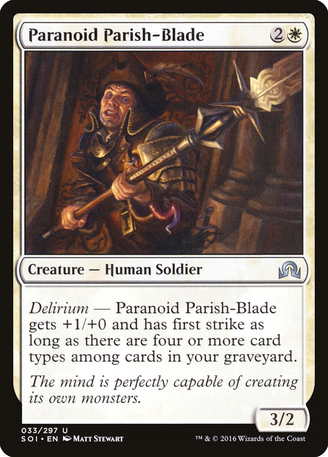 Paranoid Parish-Blade [Shadows over Innistrad] | Silver Goblin