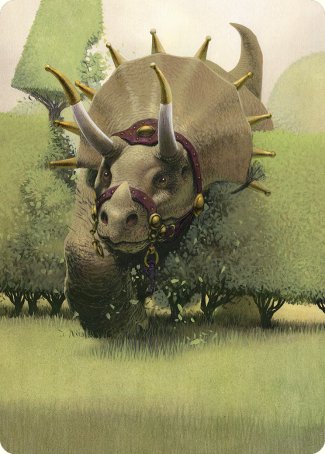 Regal Behemoth Art Card [Commander Masters Art Series] | Silver Goblin
