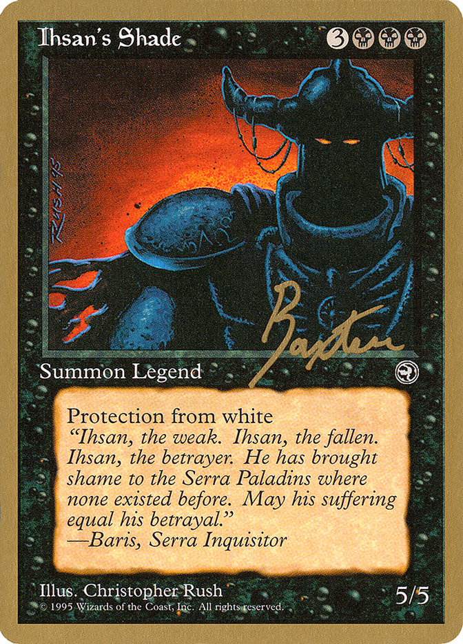 Ihsan's Shade (George Baxter) [Pro Tour Collector Set] | Silver Goblin