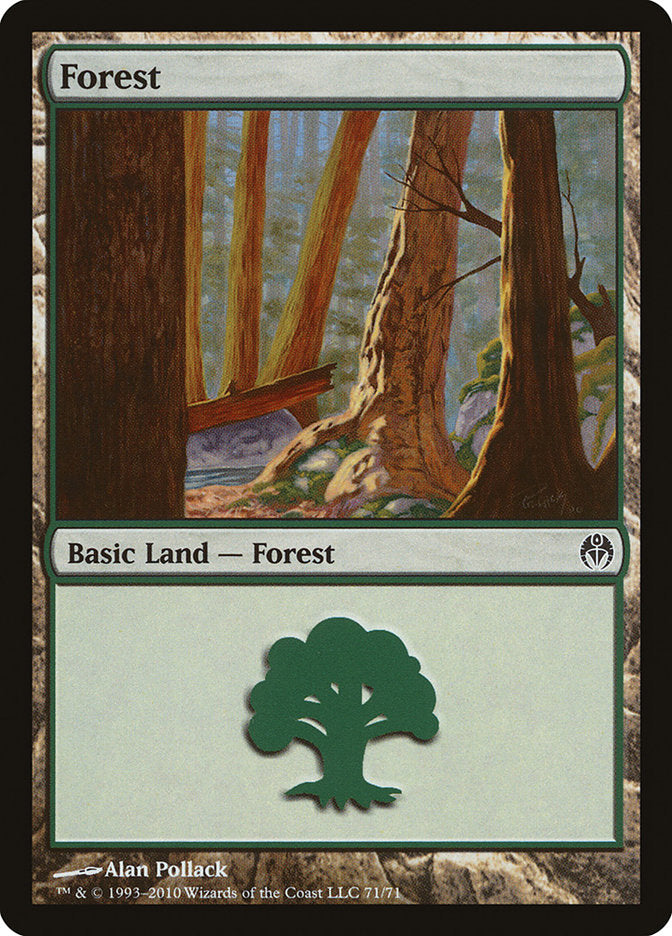 Forest (71) [Duel Decks: Phyrexia vs. the Coalition] | Silver Goblin