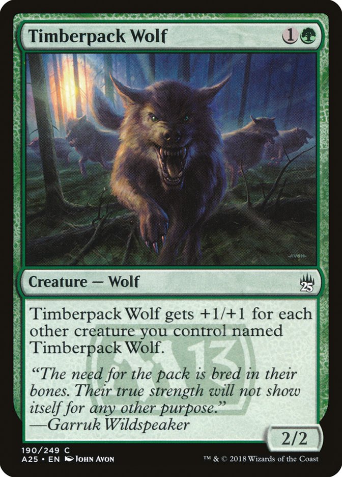 Timberpack Wolf [Masters 25] | Silver Goblin