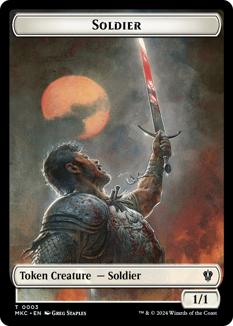 Soldier // Ogre Double-Sided Token [Murders at Karlov Manor Commander Tokens] | Silver Goblin