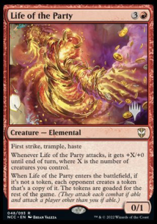 Life of the Party (Promo Pack) [Streets of New Capenna Commander Promos] | Silver Goblin