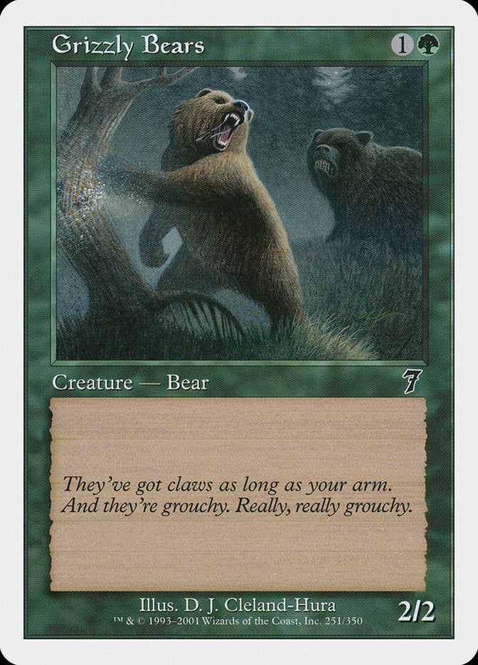 Grizzly Bears [Seventh Edition] | Silver Goblin