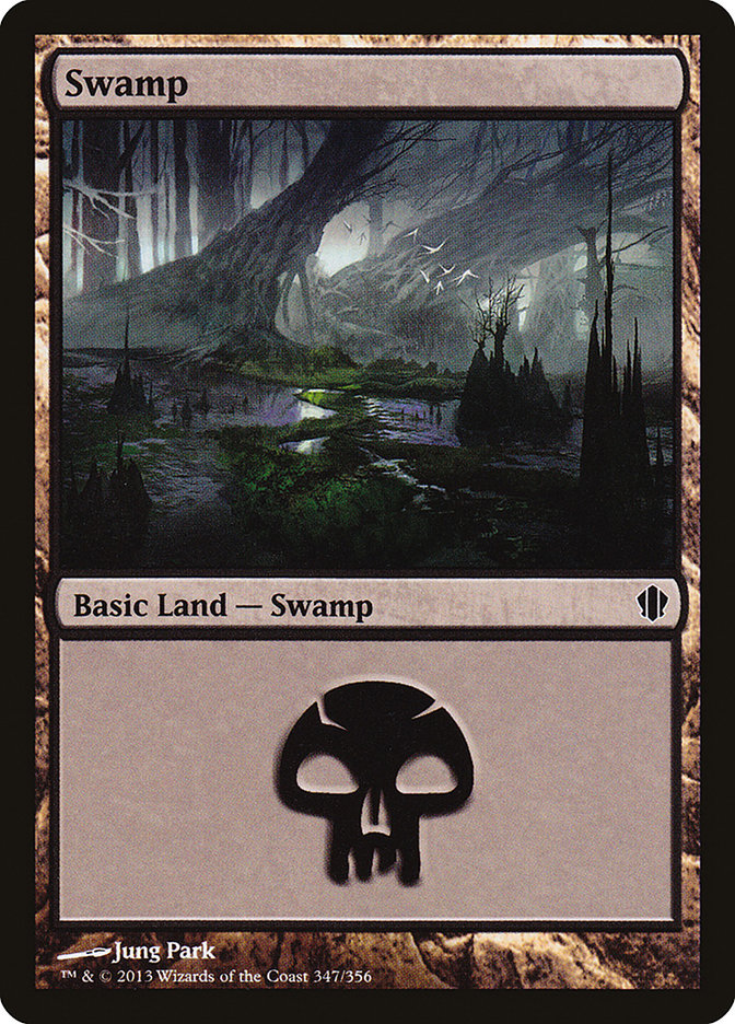 Swamp (347) [Commander 2013] | Silver Goblin