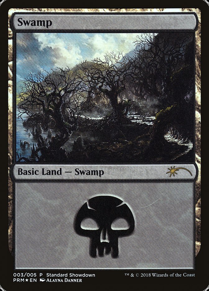 Swamp (3) [Magic 2019 Standard Showdown] | Silver Goblin