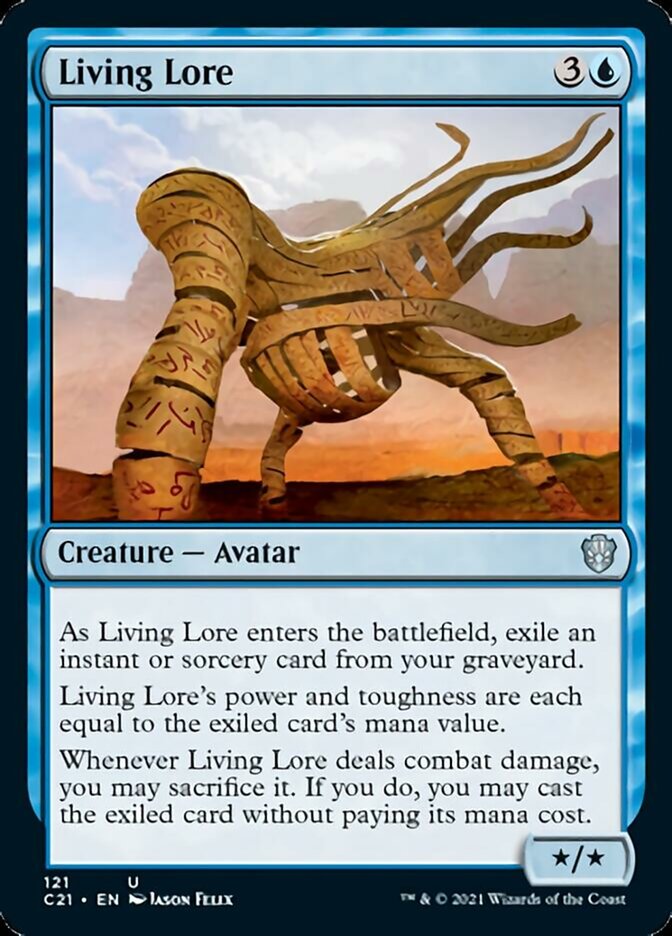 Living Lore [Commander 2021] | Silver Goblin