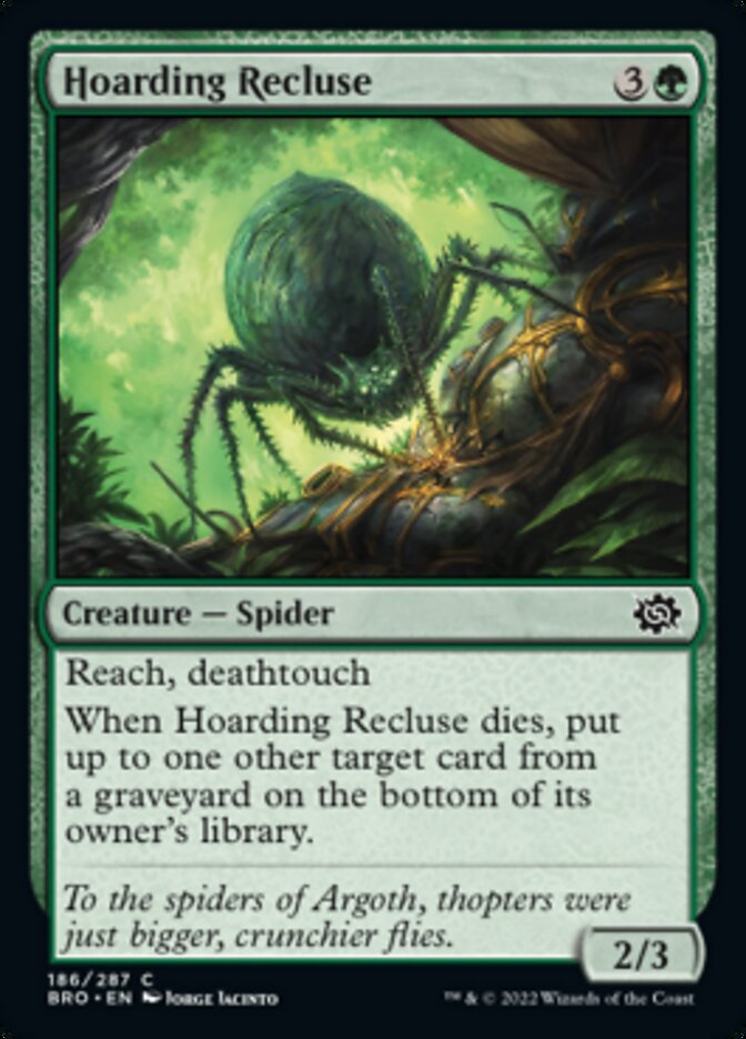 Hoarding Recluse [The Brothers' War] | Silver Goblin