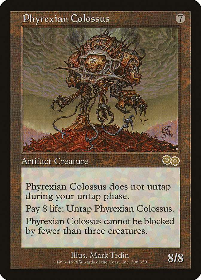 Phyrexian Colossus [Urza's Saga] | Silver Goblin