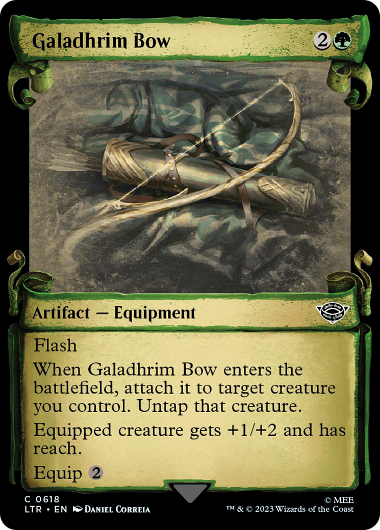Galadhrim Bow [The Lord of the Rings: Tales of Middle-Earth Showcase Scrolls] | Silver Goblin