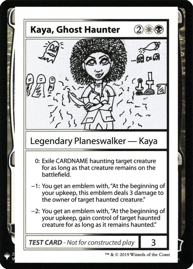 Kaya, Ghost Haunter [Mystery Booster Playtest Cards] | Silver Goblin