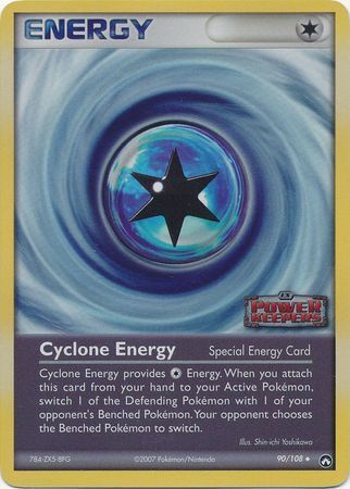 Cyclone Energy (90/108) (Stamped) [EX: Power Keepers] | Silver Goblin