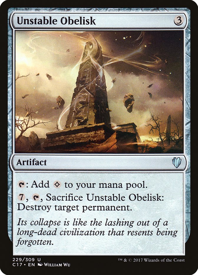 Unstable Obelisk [Commander 2017] | Silver Goblin