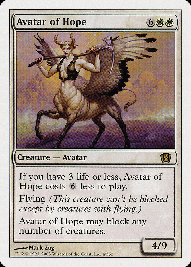 Avatar of Hope [Eighth Edition] | Silver Goblin