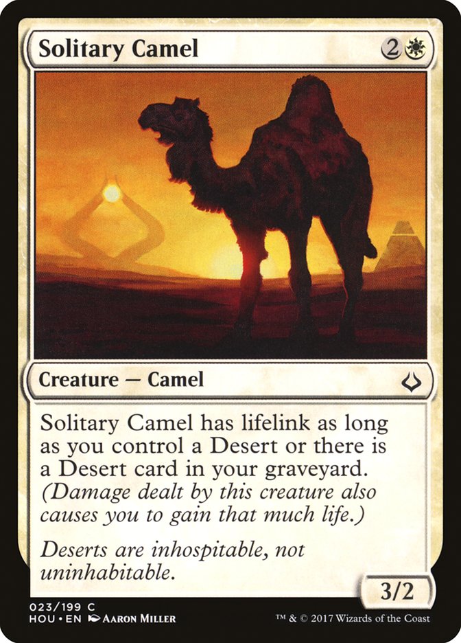 Solitary Camel [Hour of Devastation] | Silver Goblin