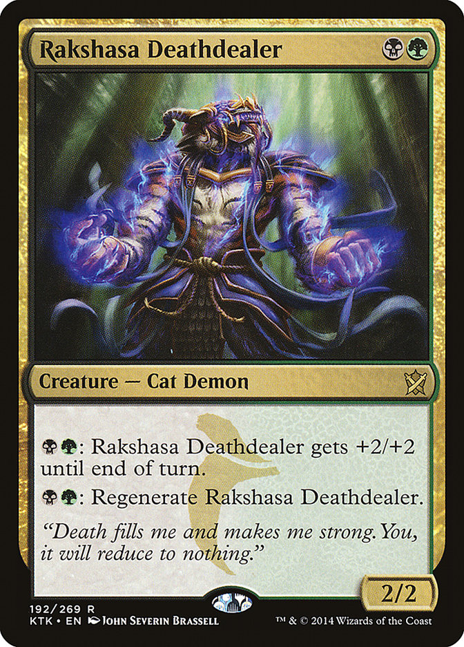 Rakshasa Deathdealer [Khans of Tarkir] | Silver Goblin