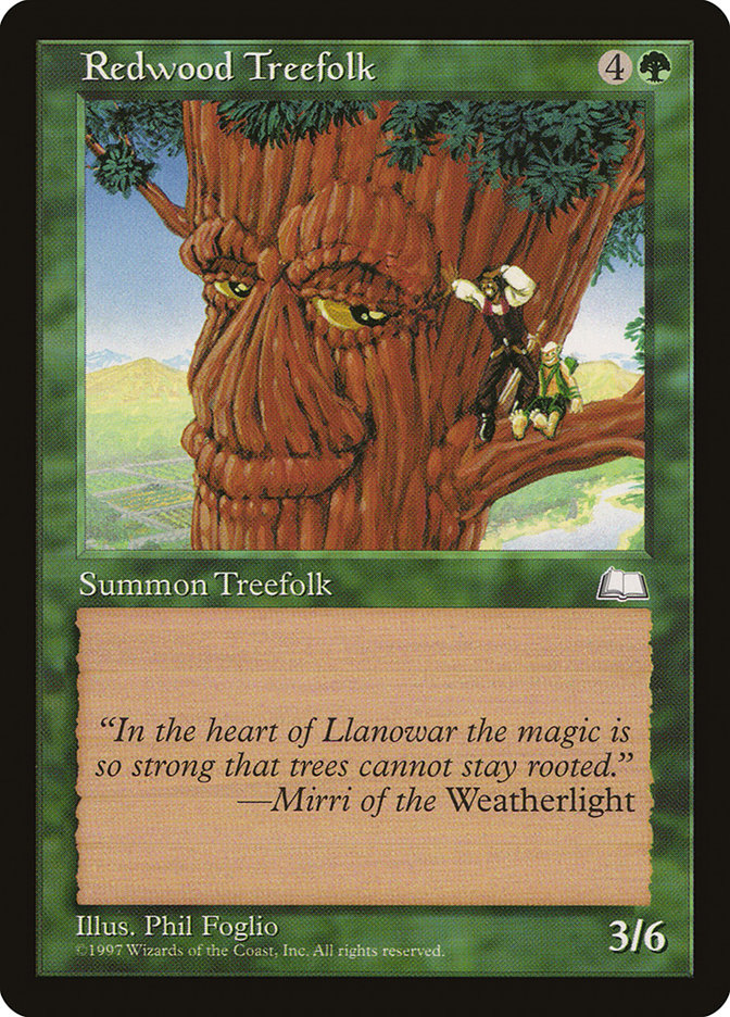 Redwood Treefolk [Weatherlight] | Silver Goblin