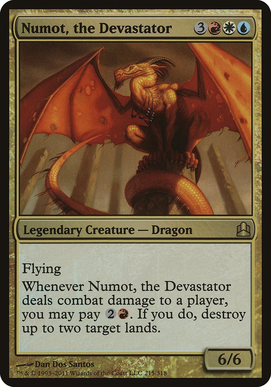 Numot, the Devastator (Oversized) [Commander 2011 Oversized] | Silver Goblin