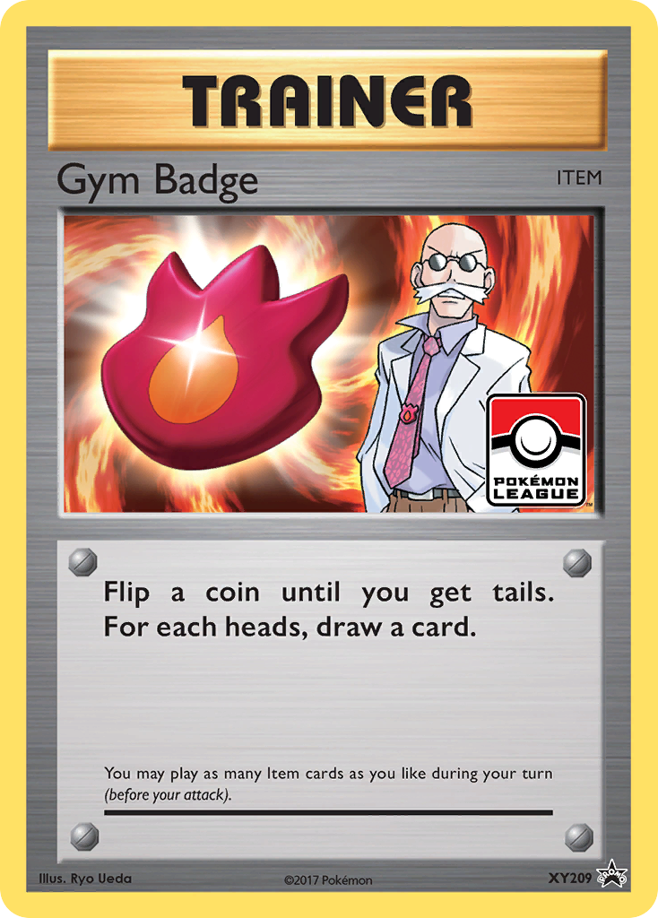 Gym Badge (XY209) (Blaine) [XY: Black Star Promos] | Silver Goblin