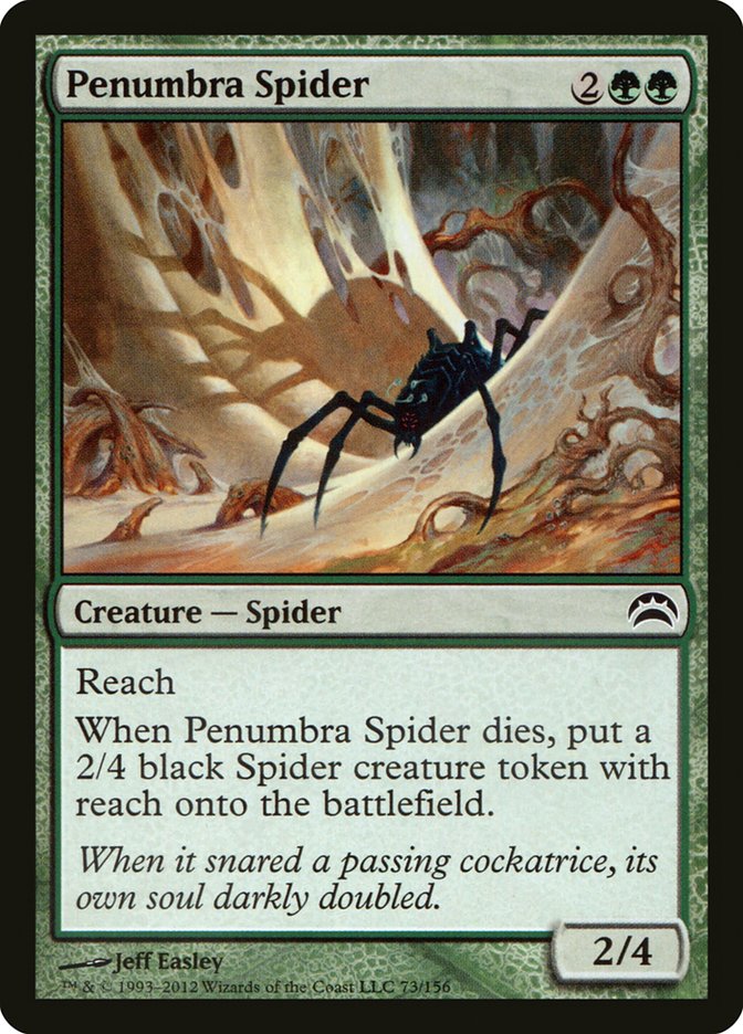 Penumbra Spider [Planechase 2012] | Silver Goblin