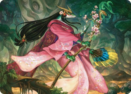 Sakiko, Mother of Summer Art Card [Commander Masters Art Series] | Silver Goblin