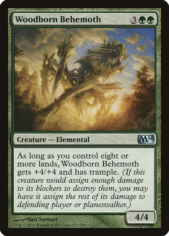 Woodborn Behemoth [Magic 2014] | Silver Goblin