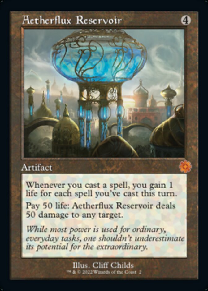 Aetherflux Reservoir (Retro) [The Brothers' War Retro Artifacts] | Silver Goblin