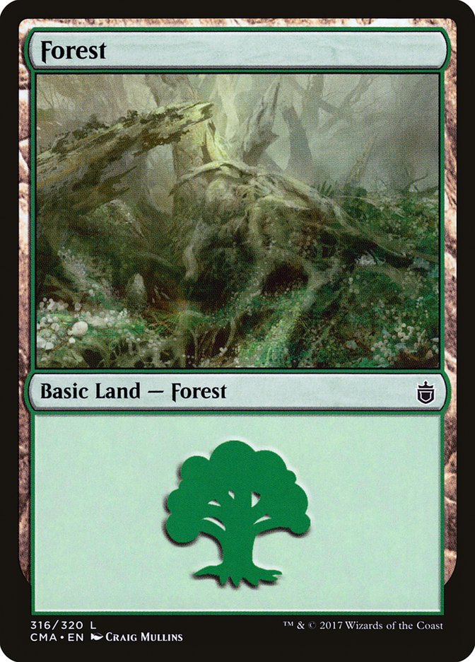 Forest (316) [Commander Anthology] | Silver Goblin