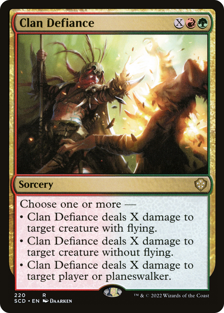Clan Defiance [Starter Commander Decks] | Silver Goblin