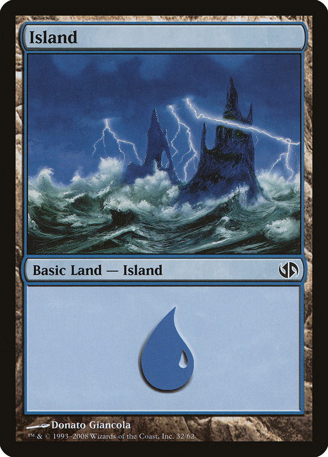 Island (32) [Duel Decks: Jace vs. Chandra] | Silver Goblin